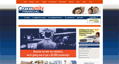 Desktop Screenshot of communityfinancial.org
